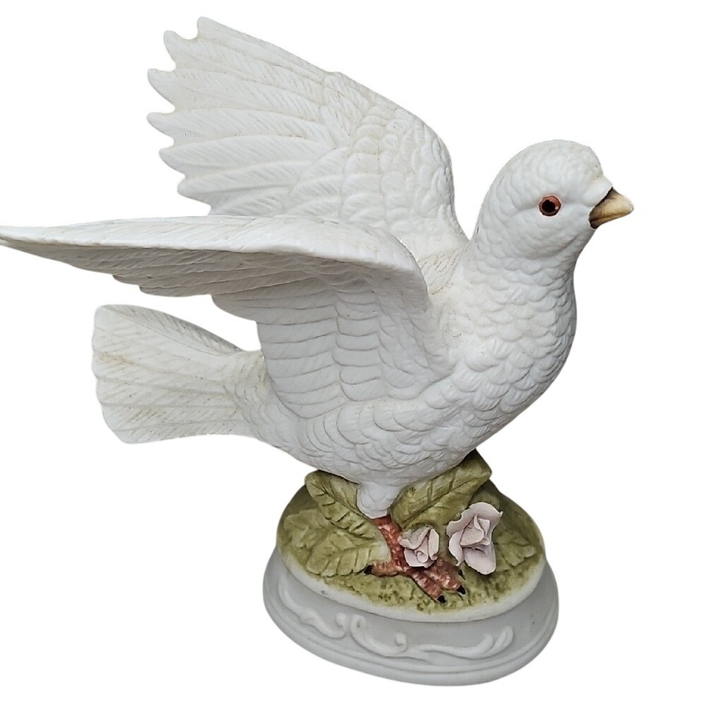 Vtg Napcoware Ceramic Vintage Dove Figurine 9479, Pre-owned, Repaired See Pics‎